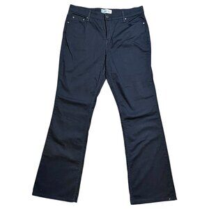 Levis Signature Jeans Women's Misses 16L LONG Black Denim Bootcut at Waist 34x33